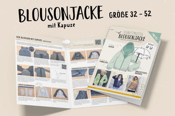 Papierschnittmuster "Blousonjacke mit Kapuze" für Damen, Lybstes, Gr. 32-52